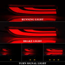 Axyaa LED Rear Bumper Reflector Lights for Toyota Avalon 2019-2022 Dynamic Turn Signal