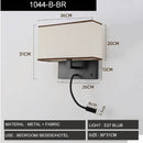 Axyaa LED Wall Lamp Modern Simple Bedroom Home Decor Scones Fixtures E27