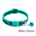 Axyaa Camouflage Pet Collar: Colorful Adjustable Collar with Bell for Dogs & Cats.