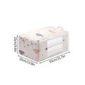 Axyaa Clear Window Clothes Storage Bag, Large Capacity Wardrobe Organizer