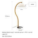 Axyaa Walnut Wood LED Floor Lamp for Home Decor & Lighting