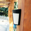 Axya Solar LED Wall Lamp: Energy Saving Waterproof Outdoor Lighting for Yard Garden