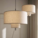 Axyaa Handmade Linen Pendant Lights for Home Decor