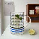 Axyaa Glass Cups with Lid & Straw - Cute Big Drinkware for Coffee, Water, Tea, Juice