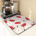 Axyaa Cartoon Pattern Kitchen Drying Mat - Non-Slip Table Coasters & Placemat