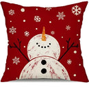 Axyaa Christmas Holiday Decoration Pillowcase Snowman Tree Design Suite Home Gift