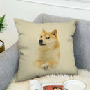 Axyaa Shiba Inu Pillow Cover for Decorative Home and Car Cushions