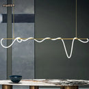 Axyaa Nordic Light Luxury Chandelier LED Light Bar
