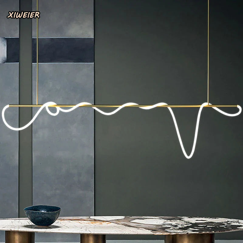 Axyaa Nordic Light Luxury Chandelier LED Light Bar