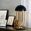 Axyaa Mushroom Shape Desk Lamp LED Table Light Luxury Antique Style Home Decor