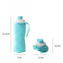 Axyaa Silicone Foldable Water Cup: Portable Leakproof Bottle for Outdoor Travel & Gym