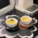 Axyaa Alphabet Ceramic Coffee Cup & Saucer Set - High Value Tea Mug