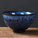 Axyaa 150ml Kiln Ceramic Teacups Set for Kung Fu Style Coffee and Tea