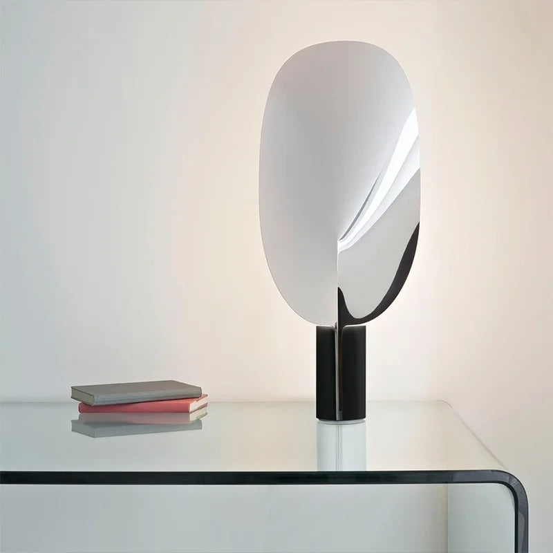 Axyaa Metal Office Desk Lamp Minimalist Eye Protection Study Bedside Night Light