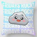 Axyaa Cartoon Robot Balloons Pillowcase Set for Home Decor