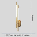 Axyaa Nordic Copper Sconce Wall Lamp Vintage Bedroom LED Wall Light