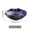 Axyaa Ceramic Sashimi Ice Tray for Molecular Cuisine & Creative Dishes