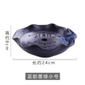 Axyaa Ceramic Sashimi Ice Tray for Molecular Cuisine and Artistic Presentation