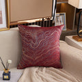 Axyaa Gold Jacquard Throw Pillow Cover 45X45 - Light Luxury Comfort, Living Room Decor