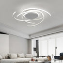 Axyaa Modern LED Ceiling Lights for Living Room, Bedroom - White Aluminum Surface Mounted Ceil Lamp
