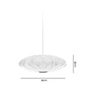 Modern Silk Bubble Pendant Chandelier by Axyaa for Dining Living Room Kitchen Island Bedroom