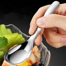Axyaa Stainless Steel Soup Spoon - Thicken Deep Round Rice Scoop