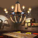 Axyaa Rope LED Pendant Chandelier: Stylish Lighting Fixture for Restaurants, Shops, and Hotels