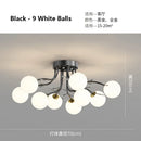 Axyaa Starry Glass Ball Ceiling Chandelier - Modern Home Indoor Decor