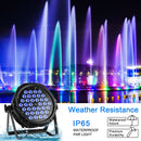 Axyaa RGB DJ Party Lights - 4PCS Waterproof Par Lights for Stage & Disco