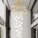 Axyaa Modern LED Pendant Chandeliers for Home Staircase Decor