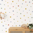 Axyaa Polka Dots Wall Stickers Kids Bedroom Decor