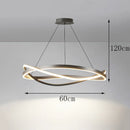 Axyaa LED Pendant Chandeliers for Modern Home Decor and Indoor Lighting