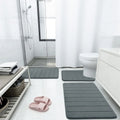 Axyaa Memory Foam Bathroom Mat: Non-slip, Super Absorbent Rug for Shower, Bathtub, and Doormat