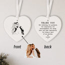 Axyaa Personalized Ceramic Photo Engraved Heartfelt Keepsake Gift