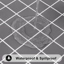 Axyaa Buffalo Flannel Backed Tablecloth: Waterproof, Wipeable, Outdoor, Rectangle Table Cover