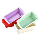 Axyaa Silicone Rectangular Candy Toast Mould 4Pcs - DIY Cake Baking Tools