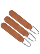 Axyaa Silvery D Shape Pu Leather Hook - Adjustable, Strong Bearing