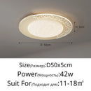 Axyaa Cream Minimalism LED Ceiling Light for Bedroom Living Room Home Decor