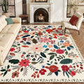 Axyaa Bohemian Style Vintage Living Room Carpet - Large Non-slip Area Rug