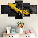 Axyaa Cars Daytona SP3 Tailor Made Canvas Wall Art Set for Home Decor