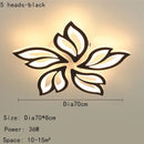 Axyaa Maple Leaf LED Ceiling Lamp - 2025 Nordic Minimalist Chandelier