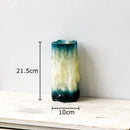 Gradient Glass Vase Hydroponic Flower Pot by Axyaa