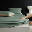 Axyaa Luxury Cotton Fitted Sheet for Hot Sleepers - Moisture-Wicking Mattress Cover