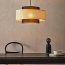 Axyaa Handmade Rattan Chandelier LED Pendant Lamp for Home Decor