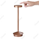 Axyaa Retro LED Table Lamp: Touch Sensor, Rechargeable, 3 Color, Night Light.