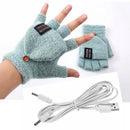 Axyaa Electric Heated Skiing Gloves Rechargeable USB Winter Hand Warmers