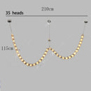 Axyaa Modern Luxury Home Staircase Pendant Lights Living Room Indoor Lighting