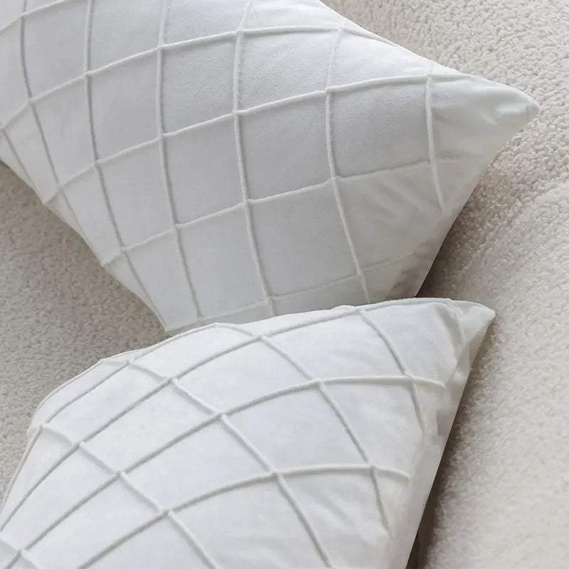 Axyaa Velvet Cushion Cover - Soft Home Decor Sofa Pillowcase - Comfortable Throw Pillow Cover