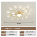 Axyaa Spiral Art LED Ceiling Lamp for Modern Interior Decoration