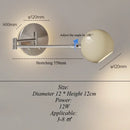 Axyaa Nordic Retro LED Bedside Lamp Cream Style for Bedroom Study Home Decoration